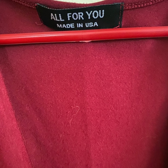 all For you burgundy cami - Picture 2 of 4
